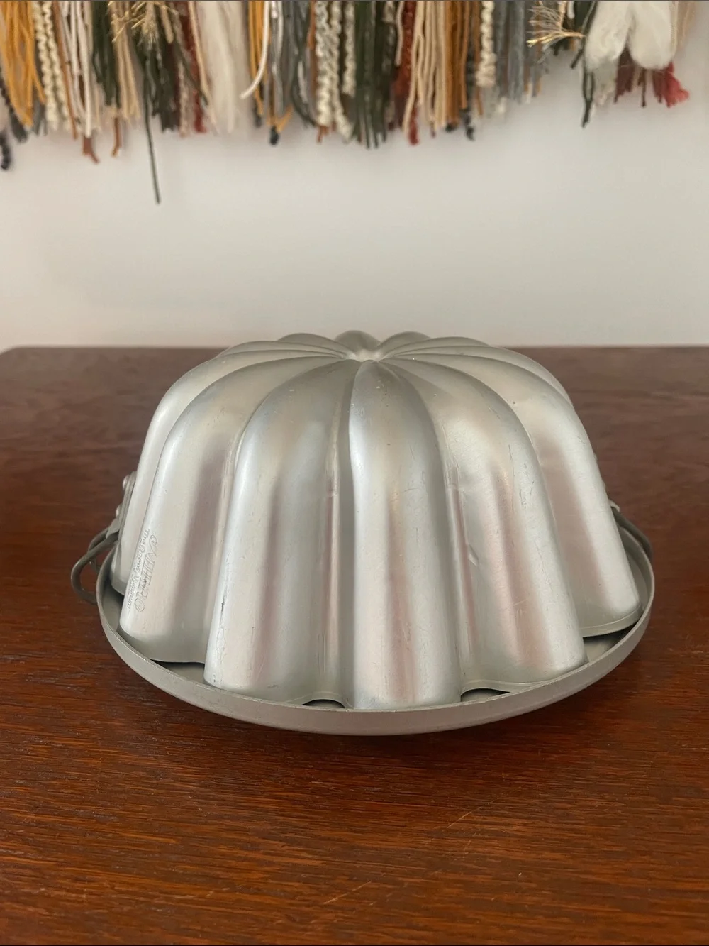 Vintage aluminum jello or cake mold by mirro made in USA